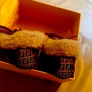 Infant Fendi booties